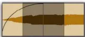 Avid Pro Tools 8.0 - Pour séparer une région contenant un fondu ou un crossfade : - 1