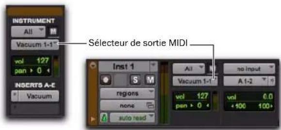 Avid Pro Tools 8.0 - Configuration de pistes MIDI ou de pistes d'instrument pour l'enregistrement - 4
