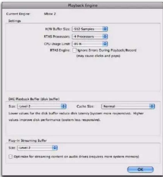 Avid Pro Tools 8.0 - Pour activer la suppression d'erreurs RTAS : - 1