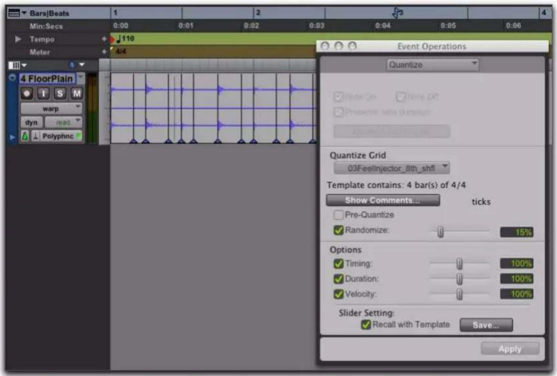 Avid Pro Tools 8.0 - Pour transposer la région audio d'un ton complet vers le bas : - 1