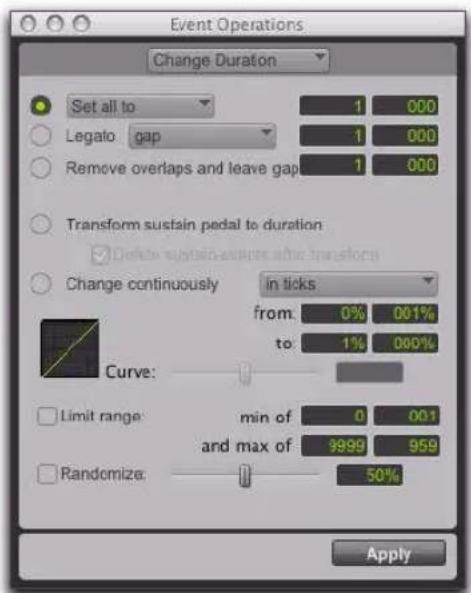 Avid Pro Tools 8.0 - Change Duration - 1