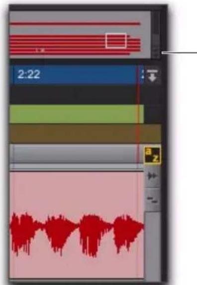 Avid Pro Tools 8.0 - Pour faire défiler la vue Universe vers le haut ou le bas : - 1