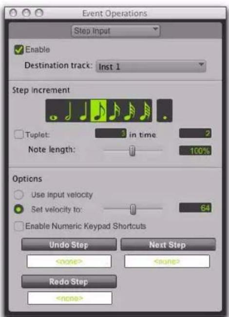 Avid Pro Tools 8.0 - Step Input - 1