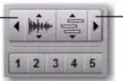 Avid Pro Tools 8.0 - Boutons de zoom avant/arrière horizontal - 1