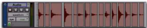 Avid Pro Tools 8.0 - Pour créer un groupe de régions : - 1