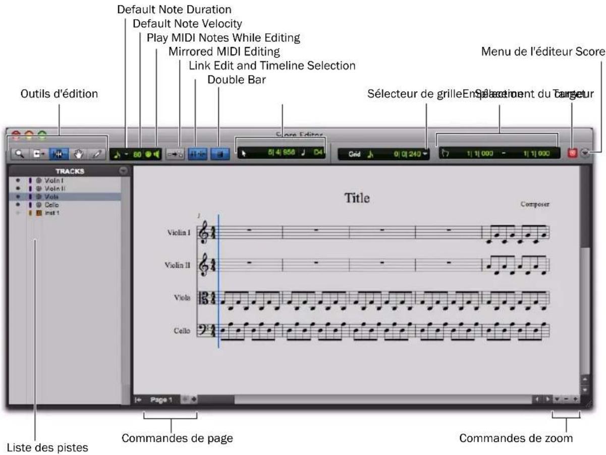Avid Pro Tools 8.0 - Chapitre 31 : Editeur Score : - 1