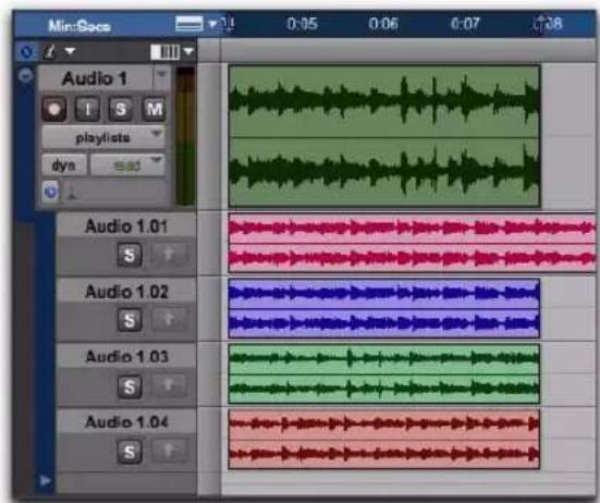 Avid Pro Tools 8.0 - Enregistrement en boucle de plusieurs prises : - 1