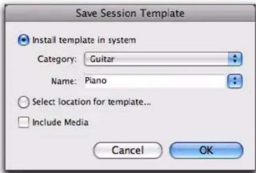 Avid Pro Tools 8.0 - Pour créer un modèle de session Pro Tools personnalisé : - 1
