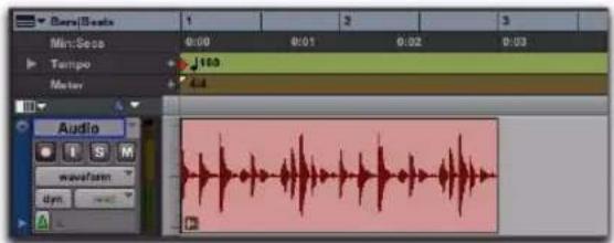 Avid Pro Tools 8.0 - Groupes de régions sur des pistes basées sur des références temporelles - 2