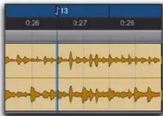 Avid Pro Tools 8.0 - Défilement utilisant la tête de lecture (Pro Tools HD uniquement) - 1