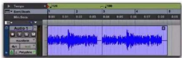 Avid Pro Tools 8.0 - Changements de tempo et pistes Elastic Audio basées sur des références temporelles - 1