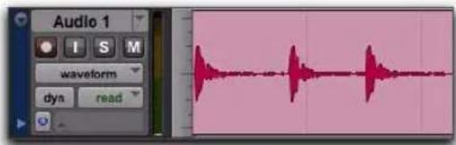 Avid Pro Tools 8.0 - Régions audio et formes d'onde - 1