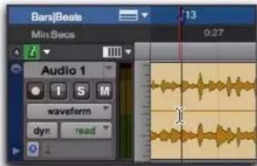 Avid Pro Tools 8.0 - Définition de la position de lecture à l'aide du sélecteur - 1