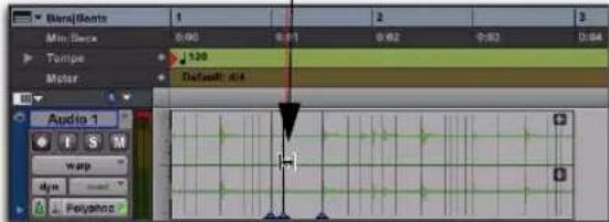 Avid Pro Tools 8.0 - Pour appliquer une distorsion de plage individuelle : - 2