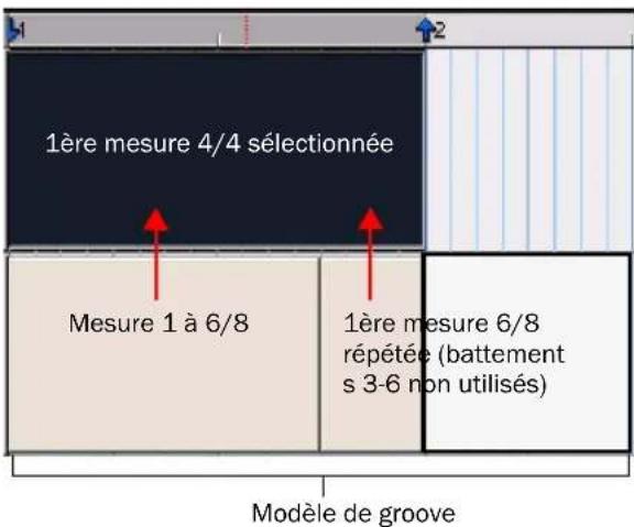 Avid Pro Tools 8.0 - Affectation du modèle à des temps non identiques - 1
