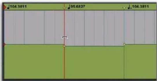 Avid Pro Tools 8.0 - Pour mettre à l'échelle l'ensemble des événements de tempo de la session à l'alde de l'outil de trimming : - 1