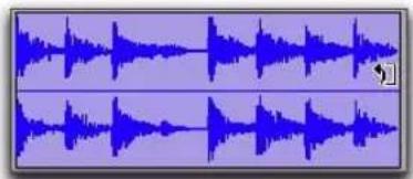 Avid Pro Tools 8.0 - Pour créer des régions en boucle à l'aide de l'outil de trimming de boucle : - 2
