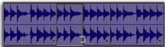 Avid Pro Tools 8.0 - Pour rogner la région source (Itération de boucle) d'une région mise en boucle : - 2