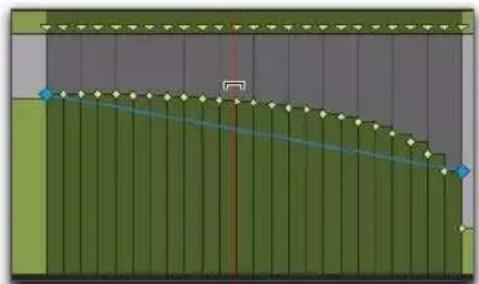 Avid Pro Tools 8.0 - Pour mettre à l'échelle des événements de tempo sélectionnés à l'aide de l'outil de trimming : - 1