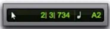 Avid Pro Tools 8.0 - Selection Display - 1
