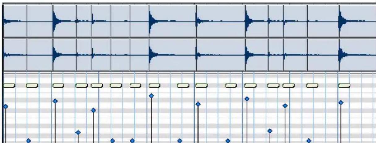 Avid Pro Tools 8.0 - Pour appliquer la commande Groove Quantize : - 1