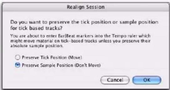Avid Pro Tools 8.0 - Realignement de session - 1