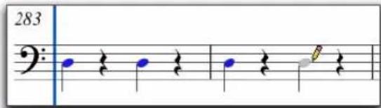 Avid Pro Tools 8.0 - Insertion de notes sur la grille - 1