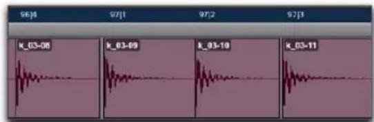 Avid Pro Tools 8.0 - Pour conformer des régions avec l'option Standard Conform : - 4
