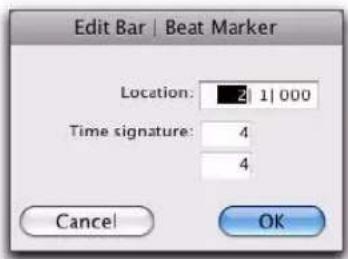 Avid Pro Tools 8.0 - Edition des marqueurs Bar|Beat - 1