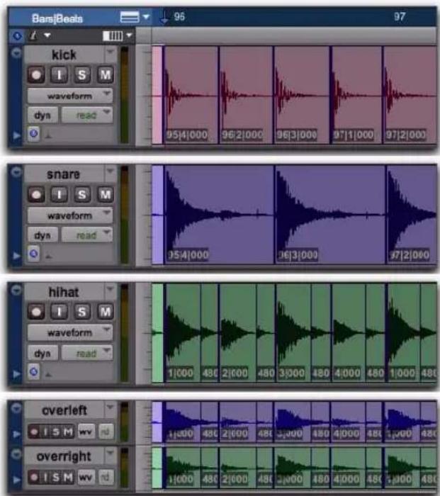Avid Pro Tools 8.0 - Pour utiliser le mode Collection : - 1