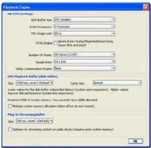 Avid Pro Tools 8.0 - Pour modifier la taille du buffer de plug-in de streaming : - 2