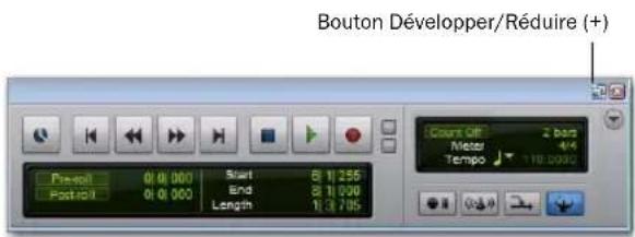 Avid Pro Tools 8.0 - Pour activer le métronome dans la fenêtre Transport : - 3