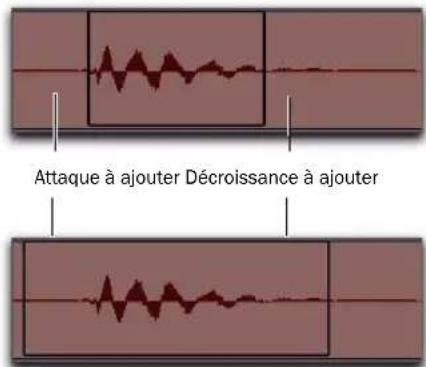 Avid Pro Tools 8.0 - Pour supprimer le silence d'une sélection audio : - 3