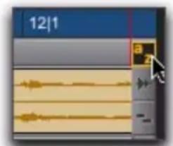 Avid Pro Tools 8.0 - Pour déplacer une sélection vers une plste adjacente : - 1