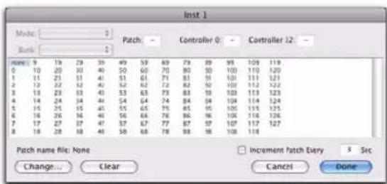 Avid Pro Tools 8.0 - Bouton Patch Select - 1