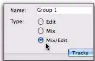Avid Pro Tools 8.0 - Pour créer un groupe dans Pro Tools HD : - 1