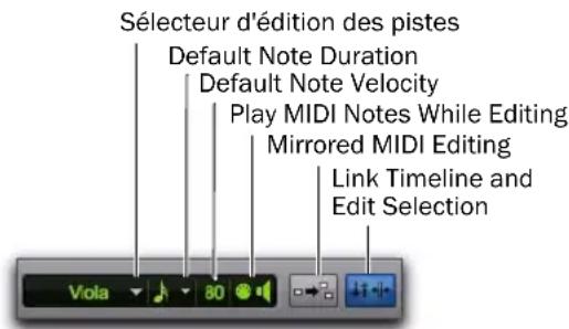 Avid Pro Tools 8.0 - Commandes d'édition MIDI - 1