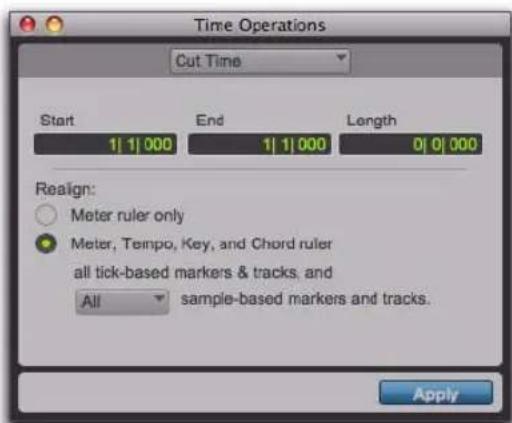 Avid Pro Tools 8.0 - Suppression de temps - 1