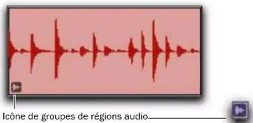 Avid Pro Tools 8.0 - Format temporel des groupes de régions - 1