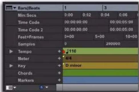 Avid Pro Tools 8.0 - Règles temporelles et règles de chef d'orchestre - 1