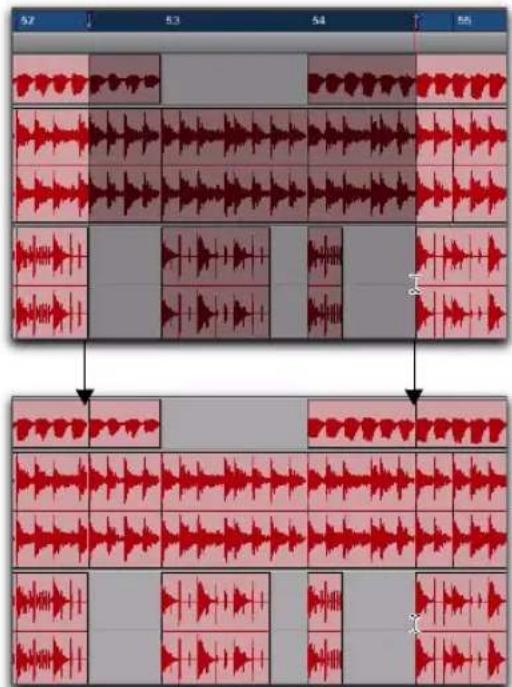 Avid Pro Tools 8.0 - Séparation sur plusieurs pistes - 1