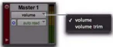 Avid Pro Tools 8.0 - Pour définir le mode de visualisation de la piste : - 3