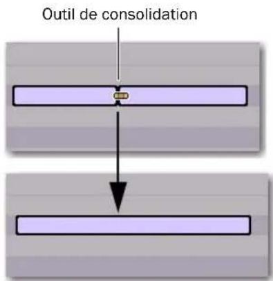 Avid Pro Tools 8.0 - Pour consolider des notes MIDI à l'alde de l'outil de consolidation : - 1