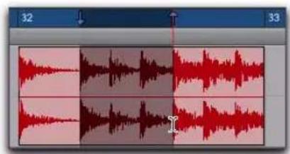Avid Pro Tools 8.0 - Pour capturer une nouvelle région : - 1