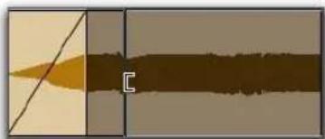 Avid Pro Tools 8.0 - Pour rogner une région au niveau d'une limite de fondu : - 1