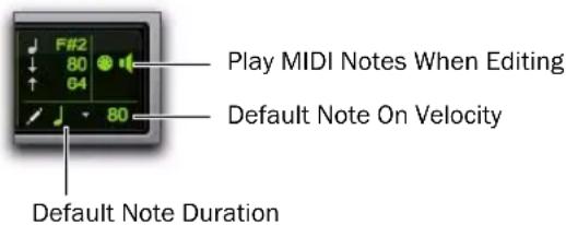 Avid Pro Tools 8.0 - Options d'édition MIDI - 1