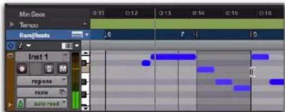Avid Pro Tools 8.0 - Pour activer ou désactiver la liaison des sélections d'édition et de timeline, effectuez l'une des opérations suivantes : - 2