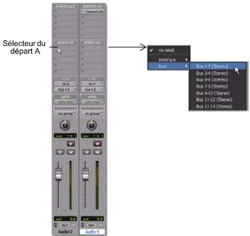 Avid Pro Tools 10.0 - Pour appliquer une reverb à une ou plusieurs pistes : - 1