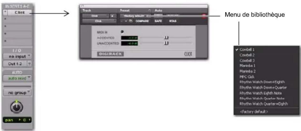 Avid Pro Tools 10.0 - Pour utiliser une piste de cli - 1
