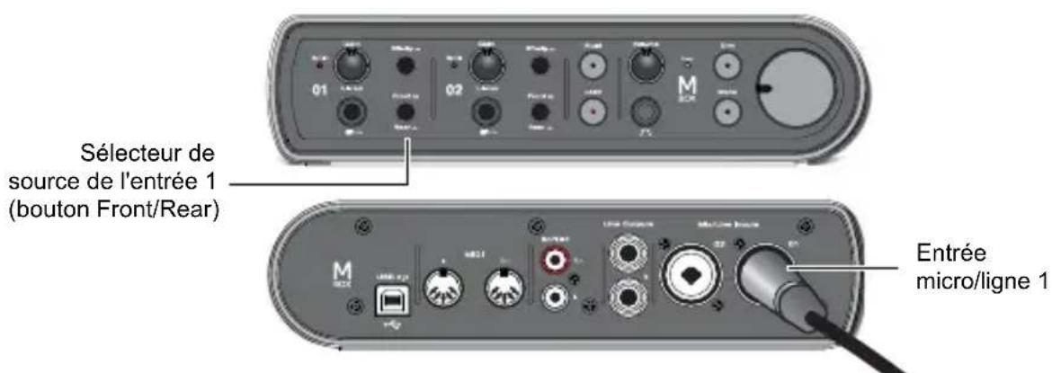 Avid Pro Tools 10.0 - Pour brancher un microphone : - 1